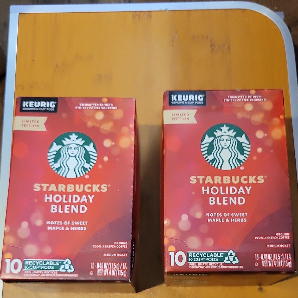 Starbucks Limited Edition Holiday Blend Coffee Pods - Bb 08/2025